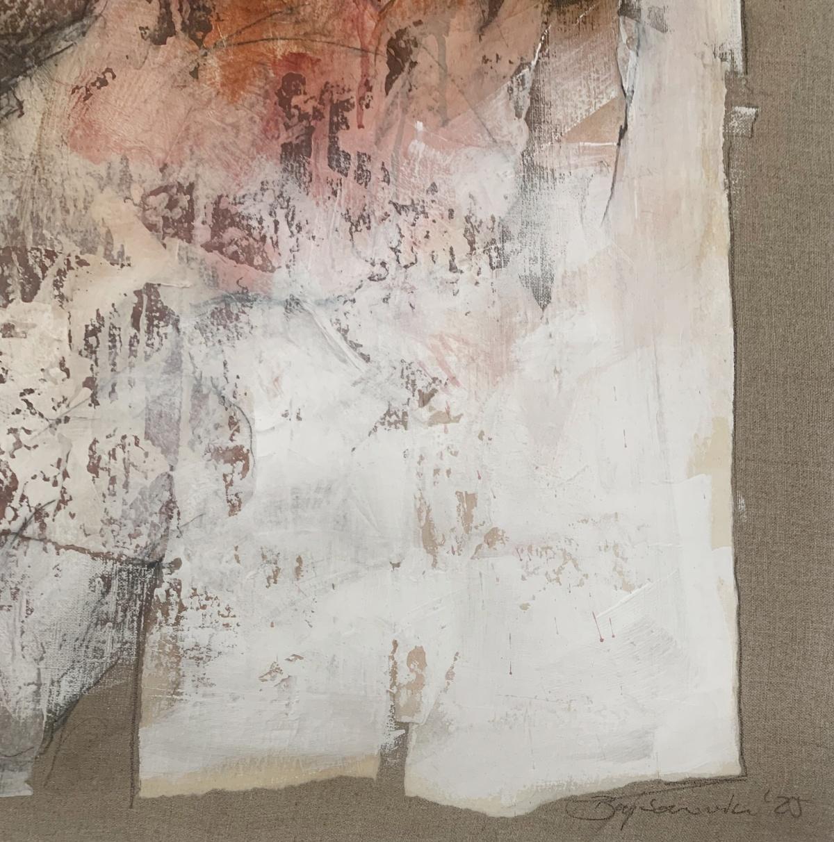 Quadro contemporaneo in acrilico su tela raffigurante un nudo dell'artista polacco Michal Bajsarowicz. L'opera è un'interpretazione artistica del corpo umano con elementi astratti. La composizione è simile a uno schizzo. 

MICHAL BAJSAROWICZ (nato