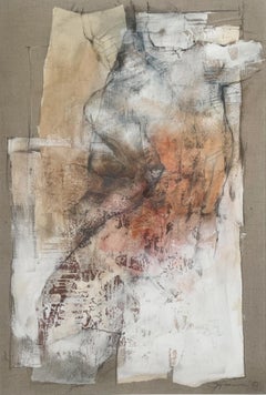 Nudo. Pittura acrilica figurativa e astratta, Corpo, artista polacco