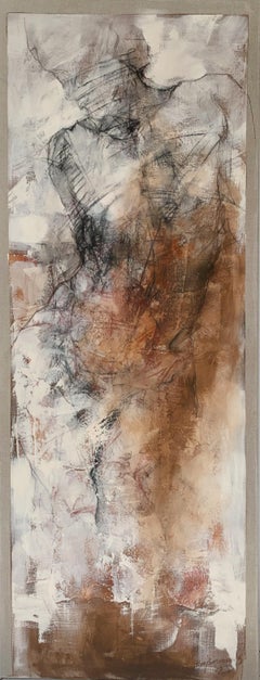 Desnuda. Pintura acrílica figurativa y abstracta, Cuerpo, Artista polaco