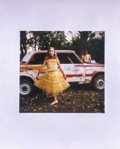 ALICIA IN A GOLDEN DRESS, UKRAINE