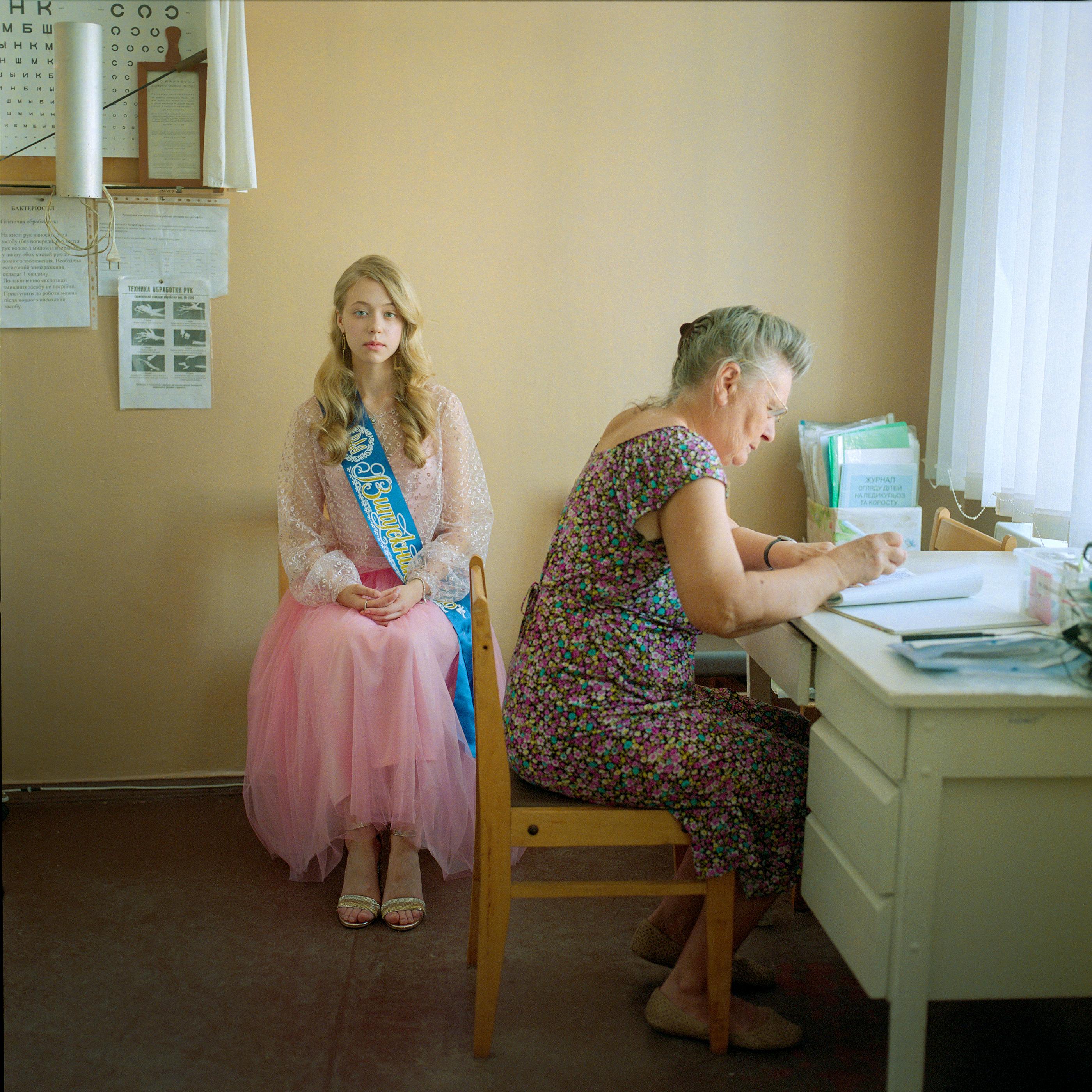 Michal Chelbin Portrait Photograph - Katya, Ukraine