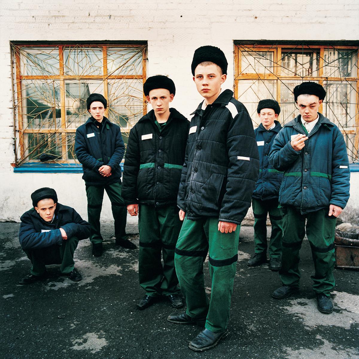 Michal Chelbin Portrait Photograph - Young Prisoners; Juvenile Prison for Boys