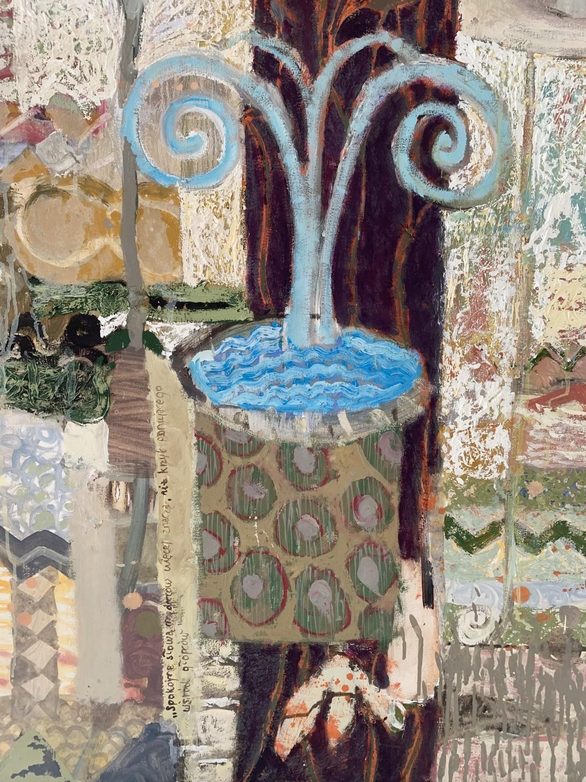 Pintura sobre dos lienzos montados juntos. Hay que especificar el método de envío

MICHAL SIKORSKI (nacido en 1972)
Estudió en la Academia de Bellas Artes de Breslavia, en el taller del profesor Stanislaw Kortyka en el departamento de pintura.