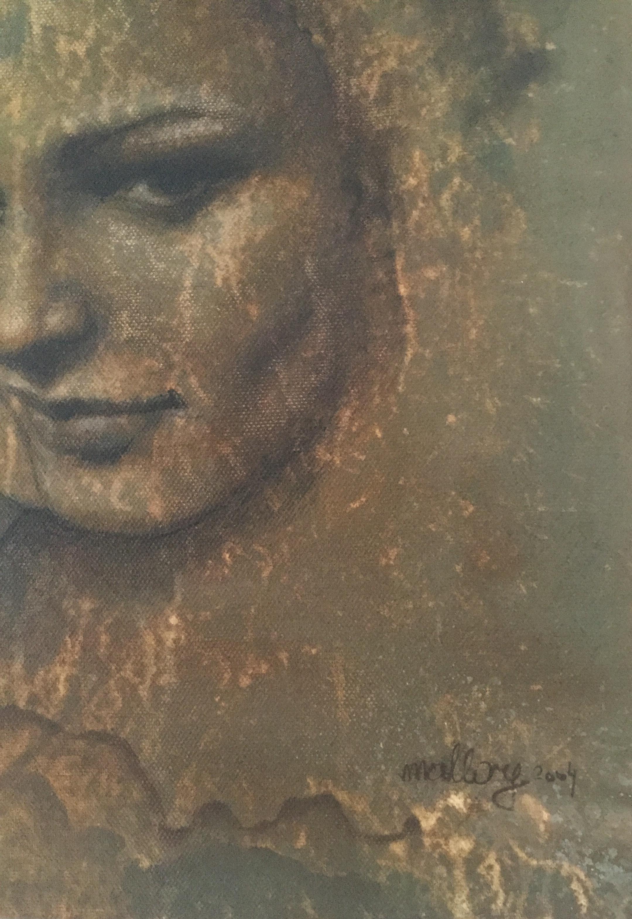 Ritratto di giovane donna 1 - Pittura ad olio figurativa, Nuovo Rinascimento - Painting Contemporaneo di Michalina Czarniecka - Meeshell