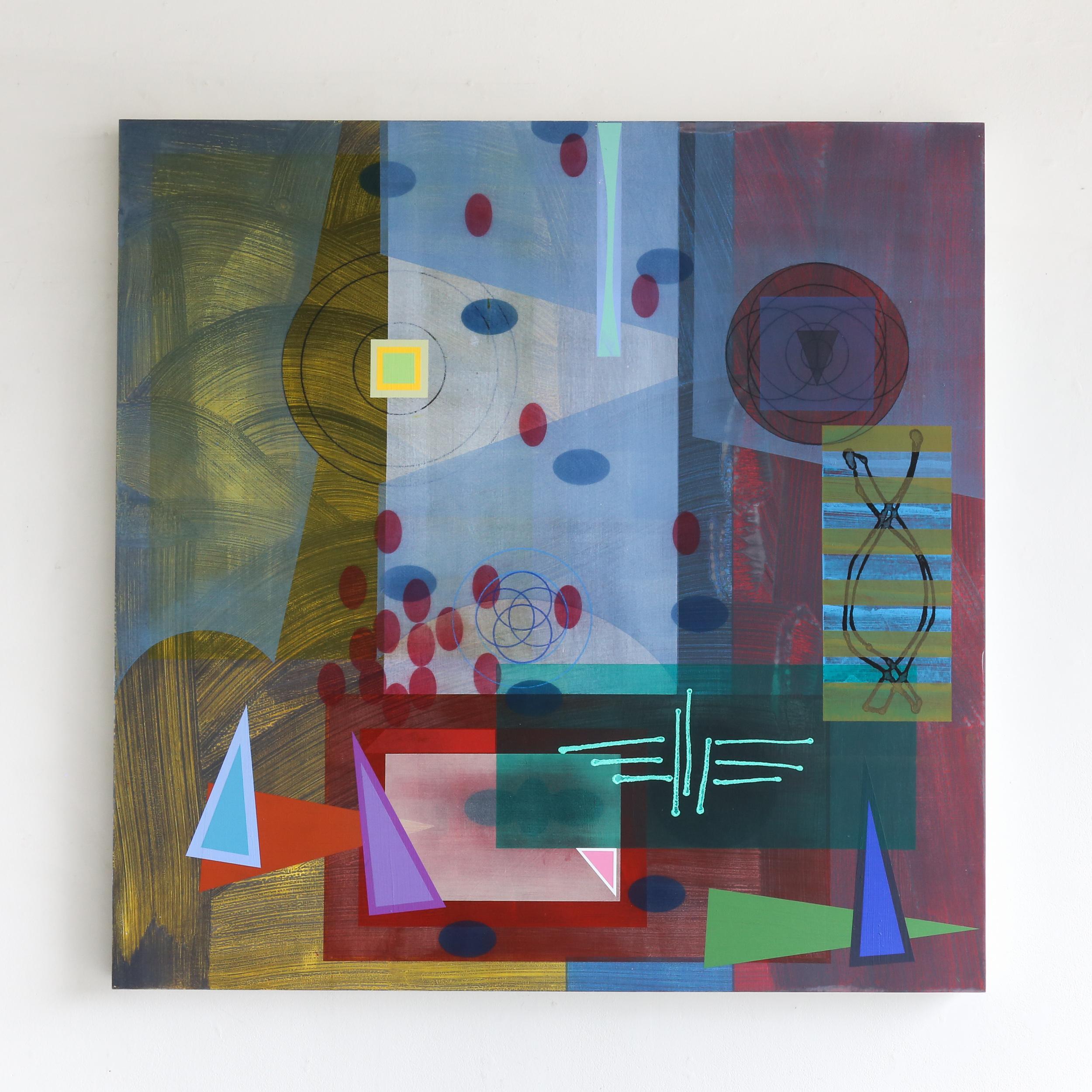 Vol de nuit - Painting de Micheal Barringer