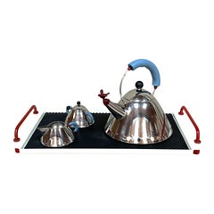 Micheal Graves for Alessi Tea Service Set Memphis Design