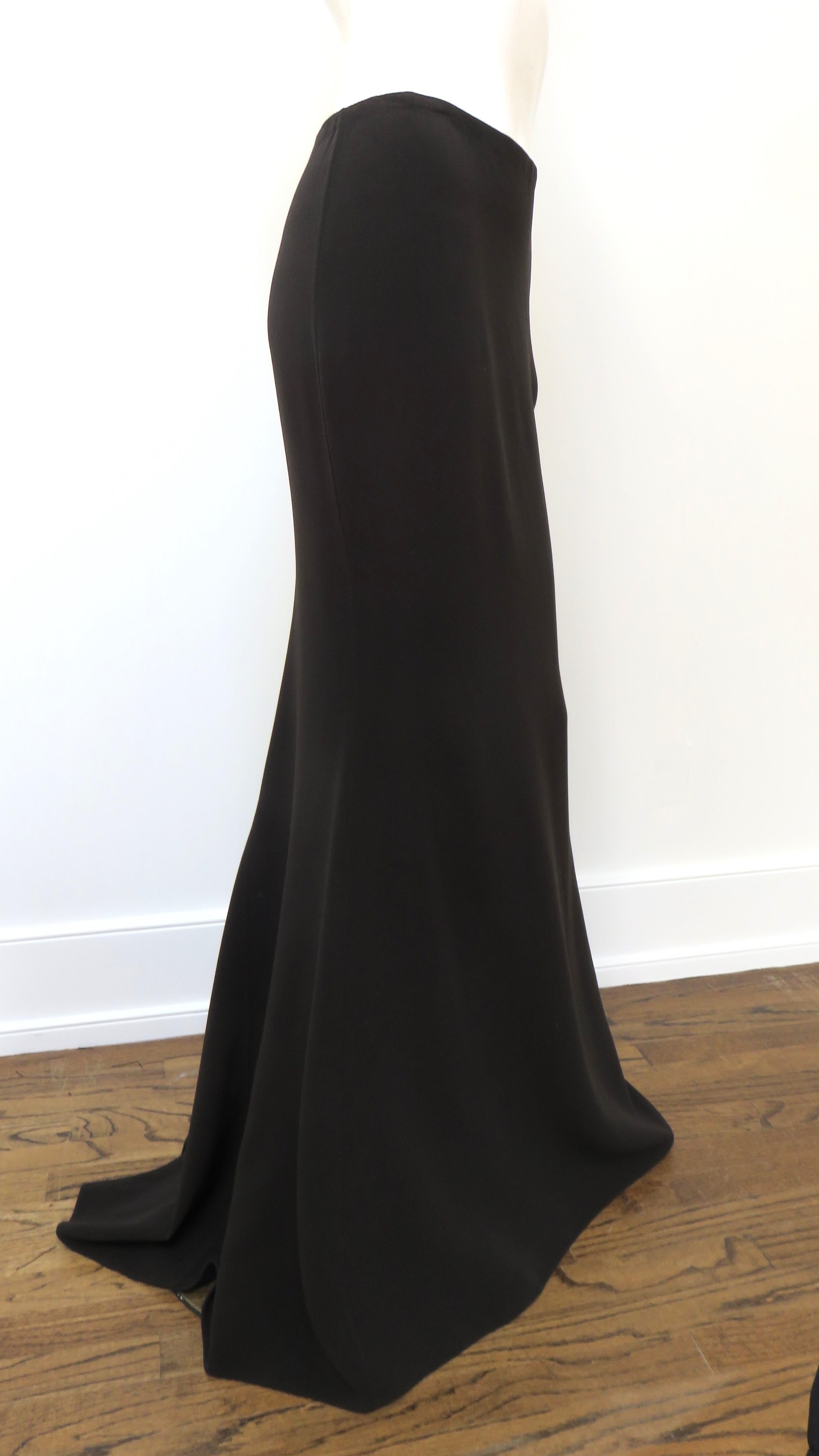 Michaell Kors Brown Maxi Skirt For Sale 1