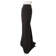 Used Micheal Kors Wool Maxi Skirt with Train