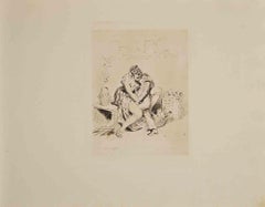 Erotic Scene - Original Héliogravure by Micheal Von Zichy - 1911