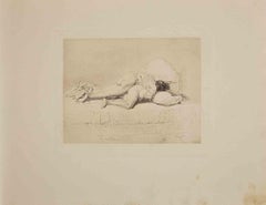Erotic Scene - Original Héliogravure by Micheal Von Zichy - 1911