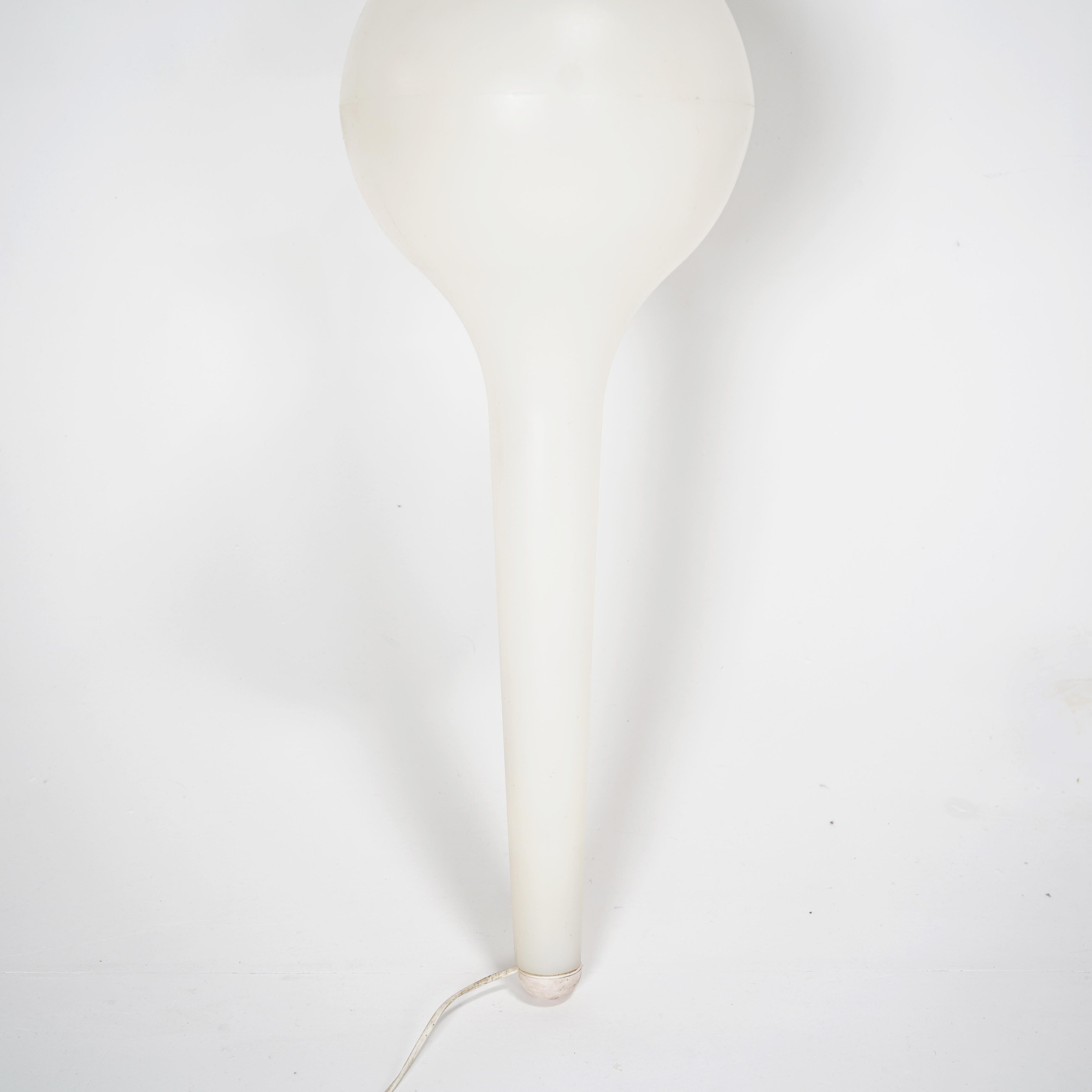 
1990s 'Sticklight' by Michael Young. 
Originally designed in 1994 at the climax of the British pop phenomenon.
The Sticklight was produced in rotationally moulded polyethene with a fluorescent stick light tube and became an instant British classic.