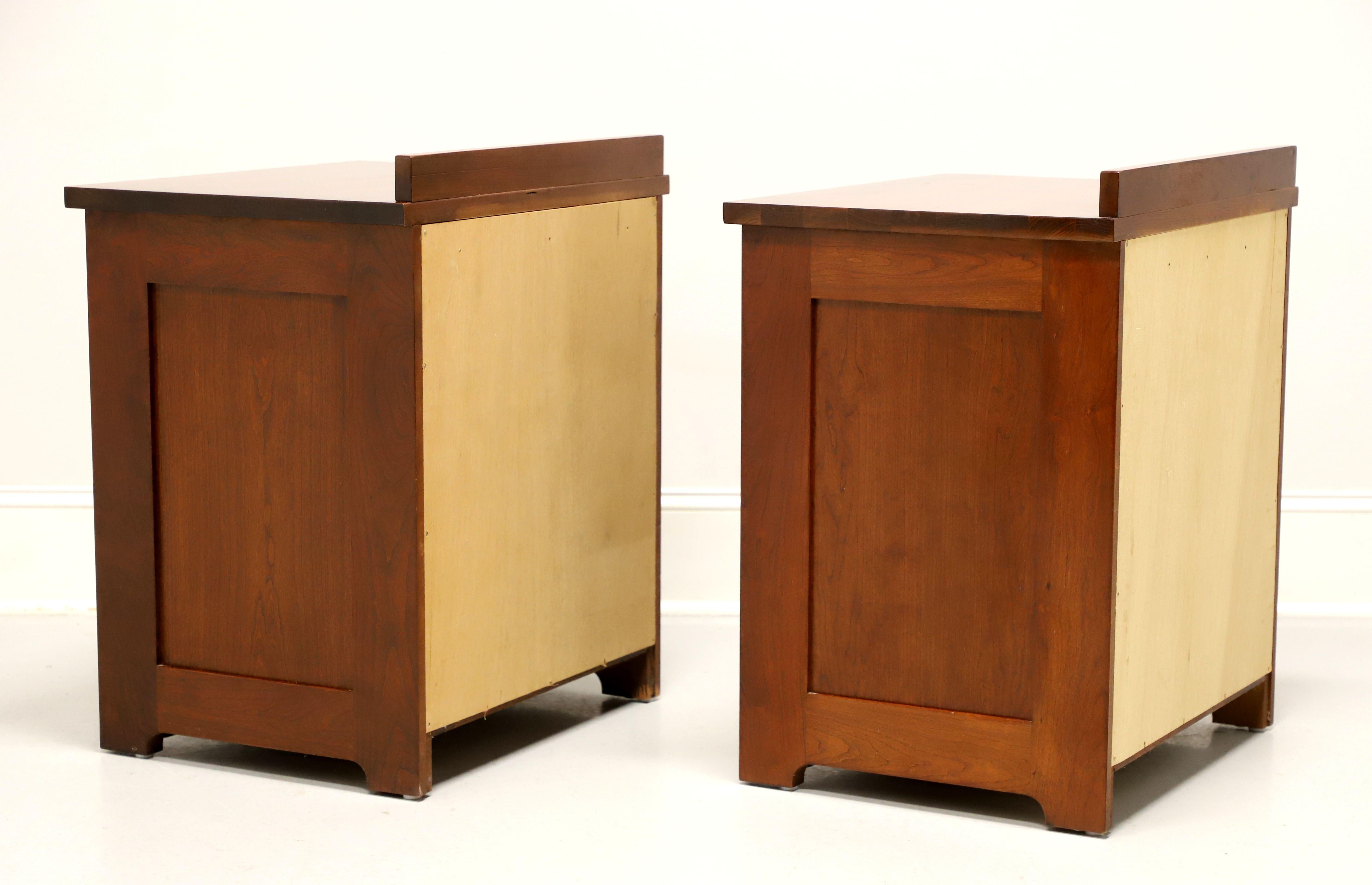 Mission MICHEAL'S MISSION by MILLER Cherry Arts & Crafts Nightstands - Pair