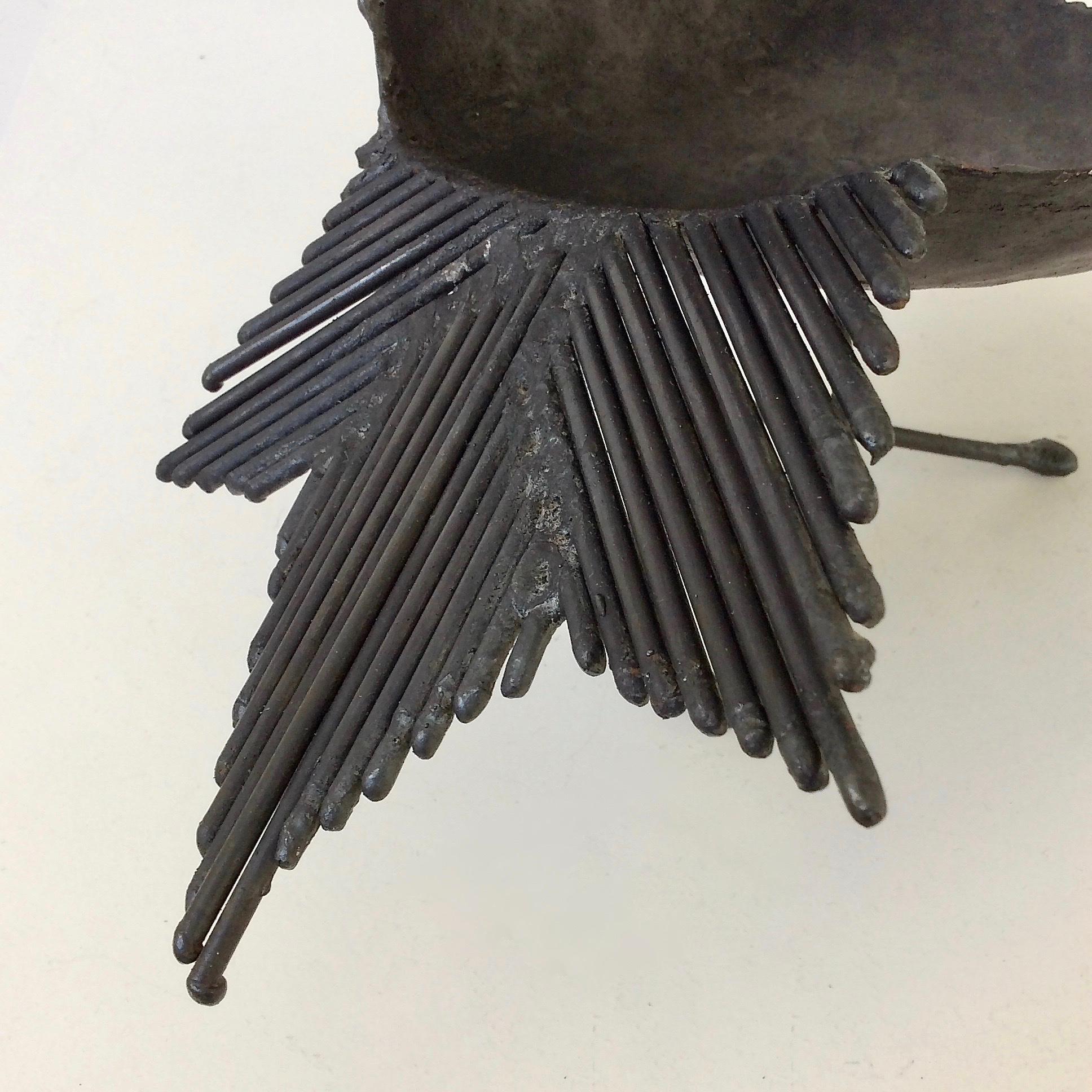 Metal Michel Anasse Bird Sculpture, circa 1960, France