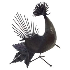 Vintage Michel Anasse Bird Sculpture, circa 1960, France