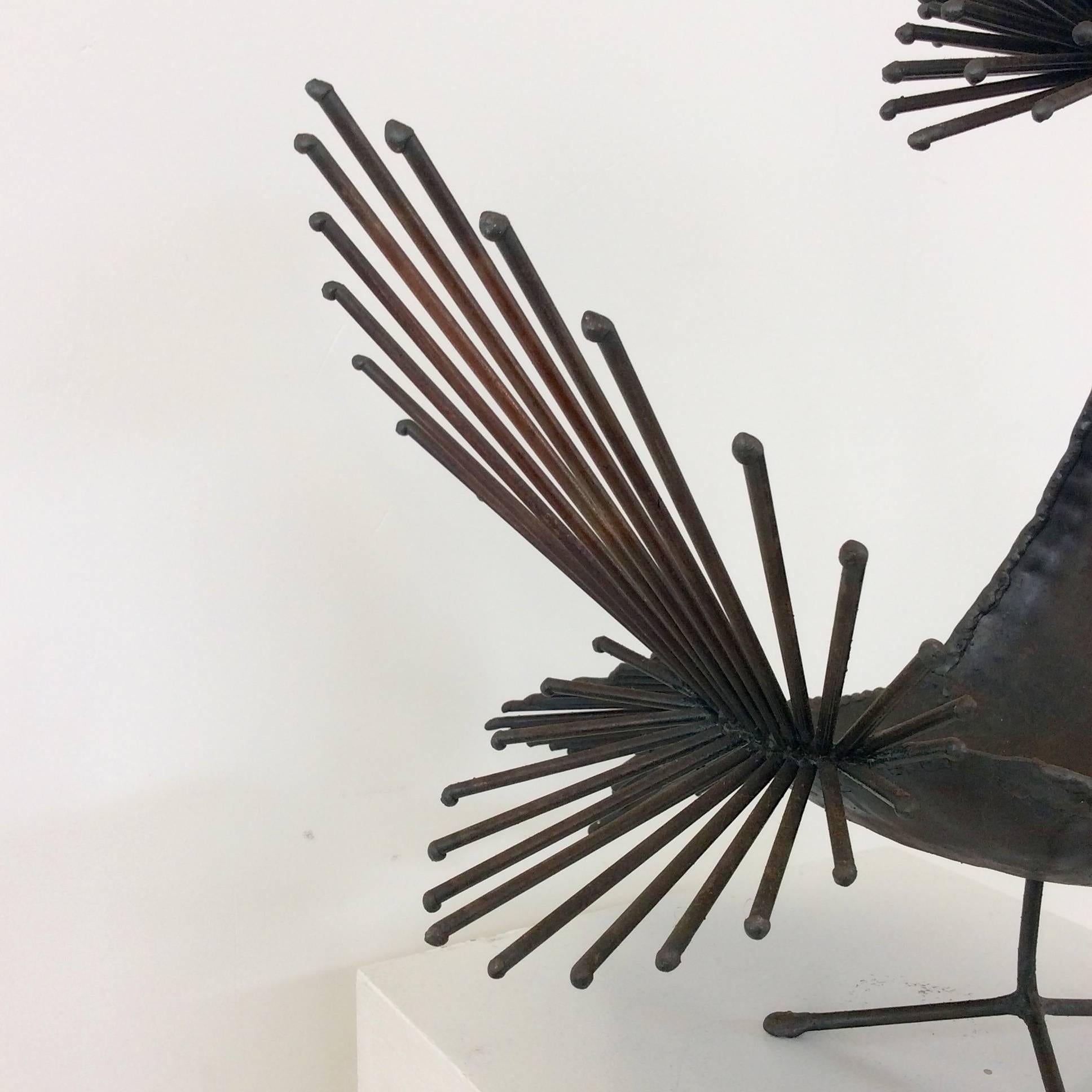 Iron Michel Anasse Bird Sculpture, France, circa 1960