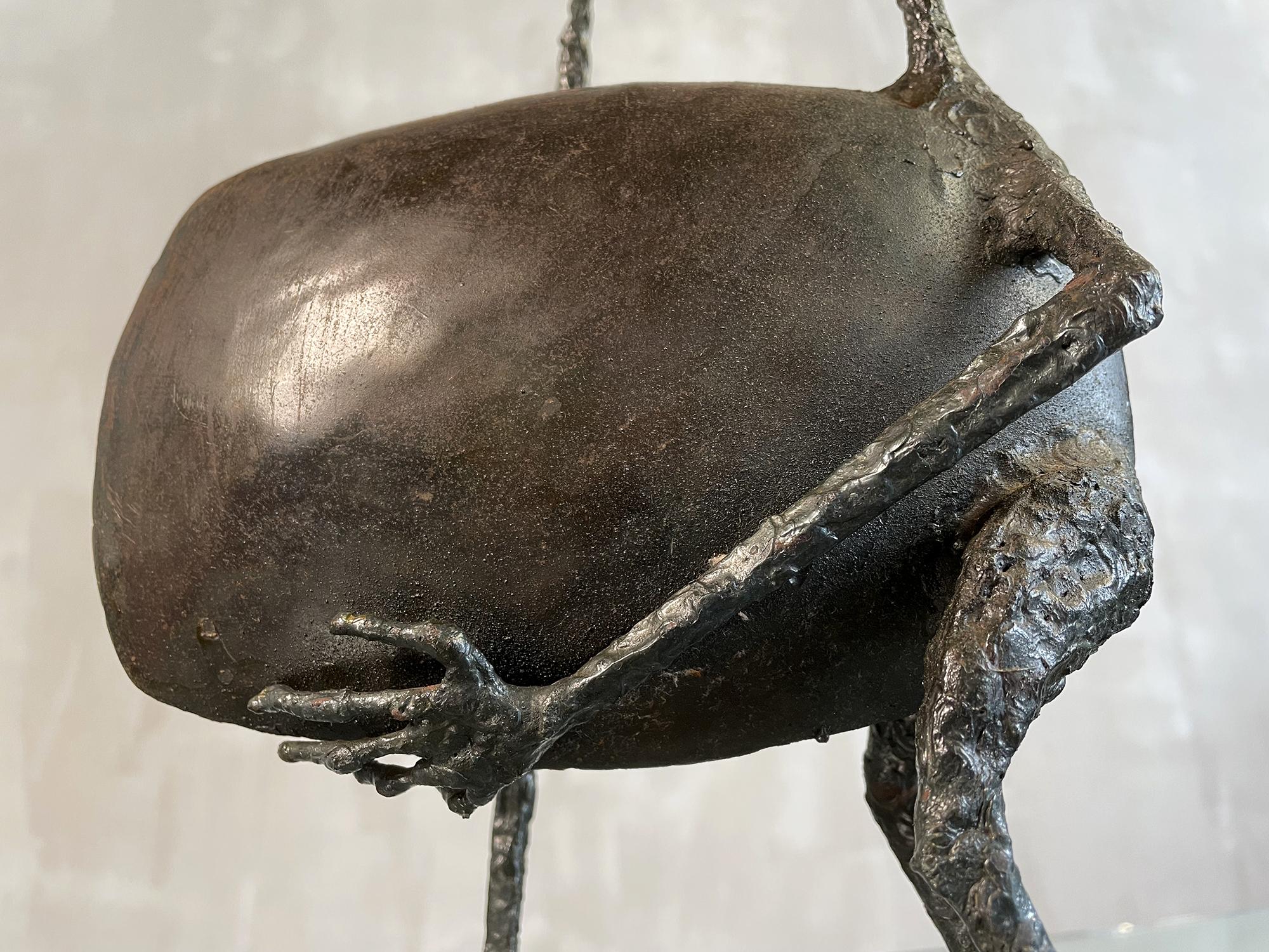 French Michel Anasse, Sculpture in Welded Iron 