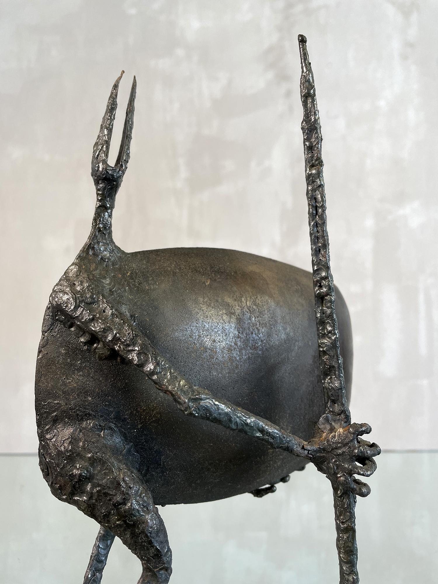 Mid-20th Century Michel Anasse, Sculpture in Welded Iron 