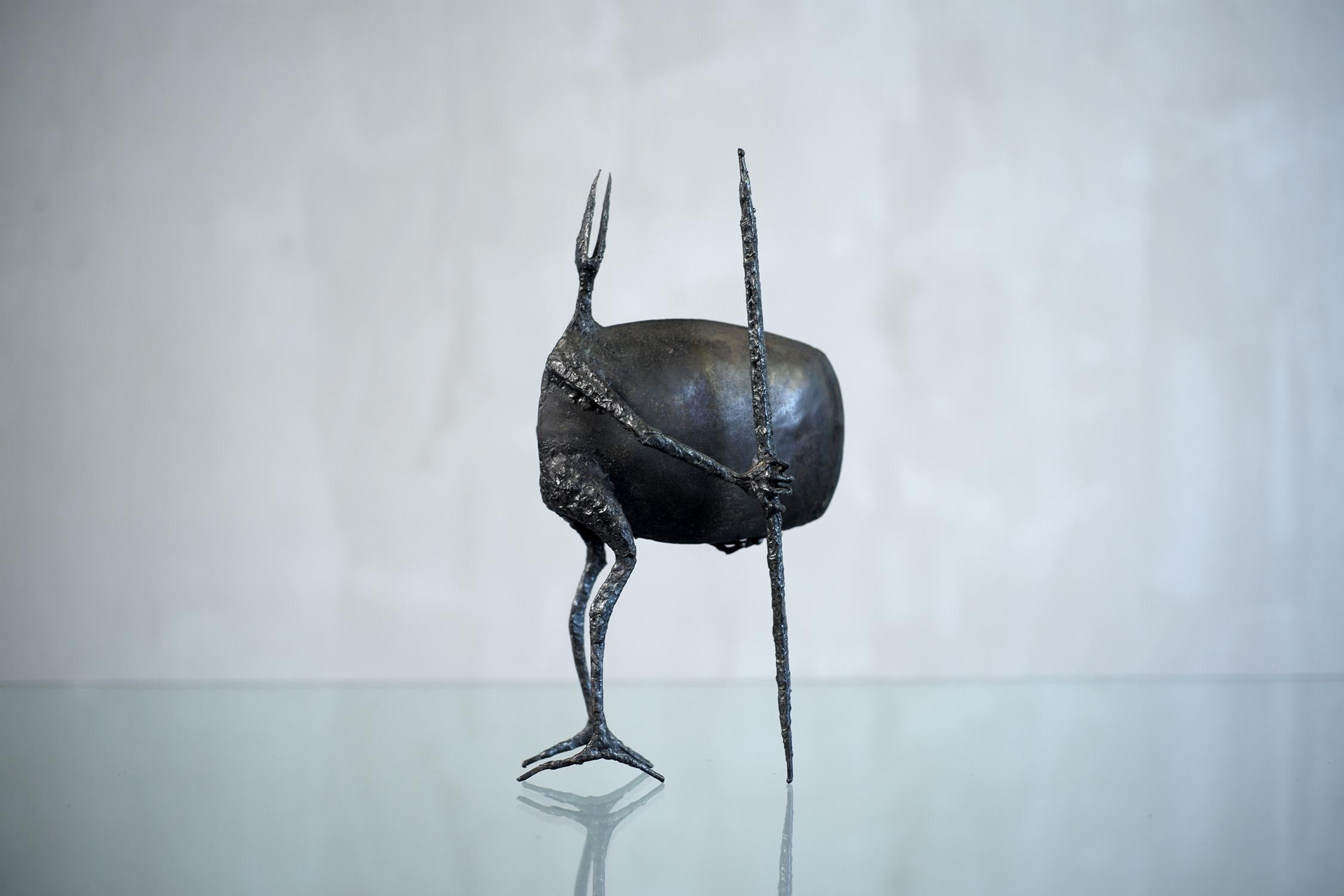 Metal Michel Anasse, Sculpture in Welded Iron 