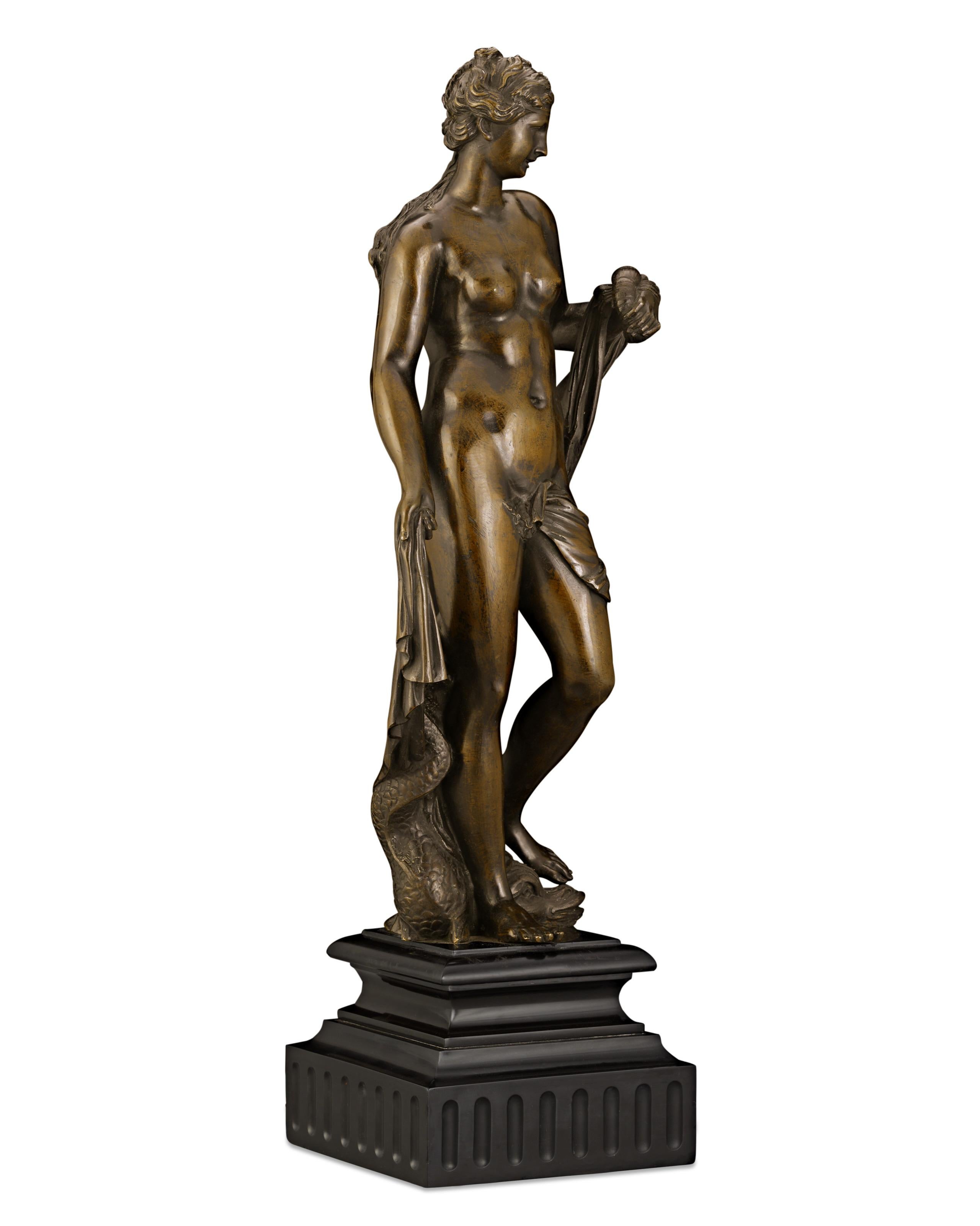 Bronze d'Amphitrite d'après Michel Anguier en vente 1