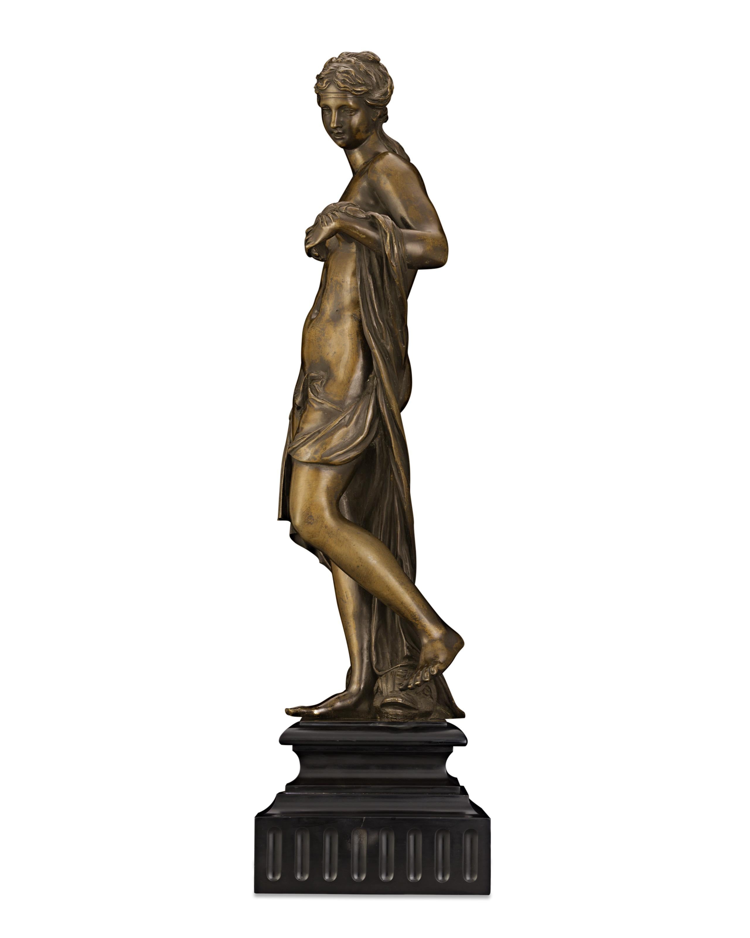 Bronze d'Amphitrite d'après Michel Anguier en vente 2