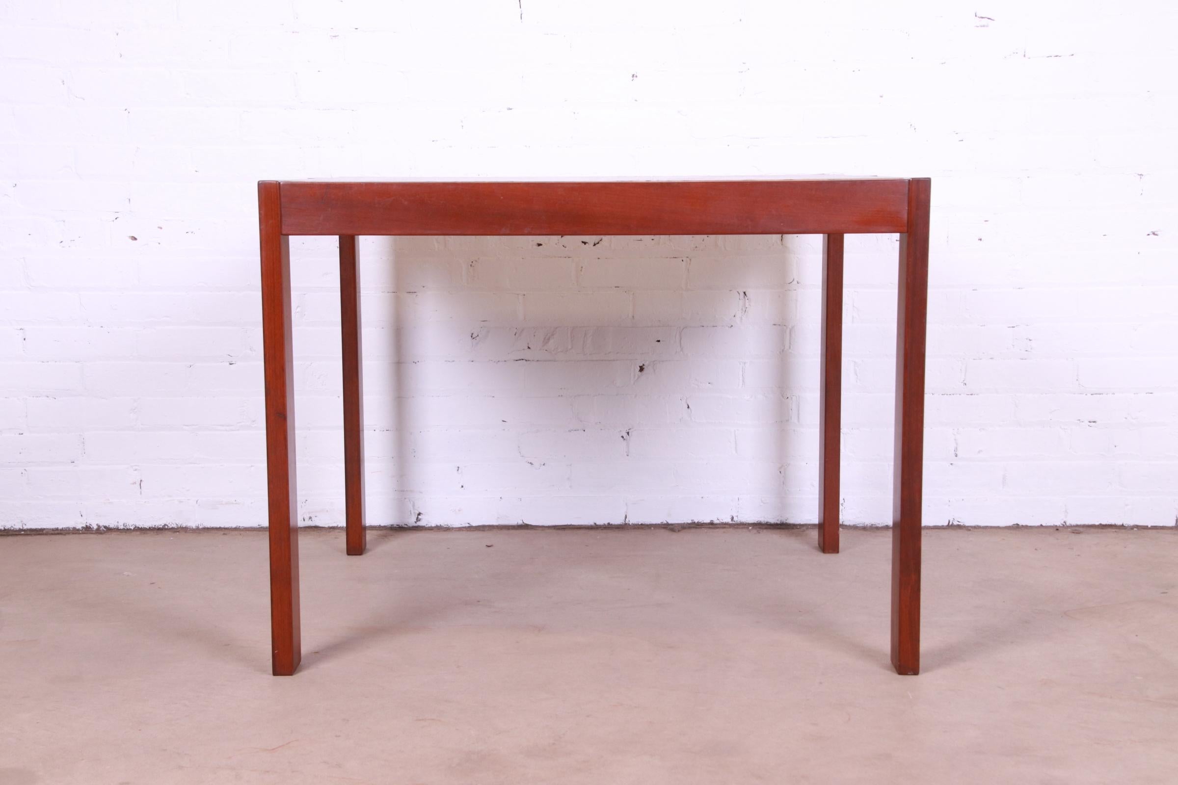 Mid-Century Modern Michel Arnoult Brazilian Rosewood Flip Top Game Table, 1978 For Sale