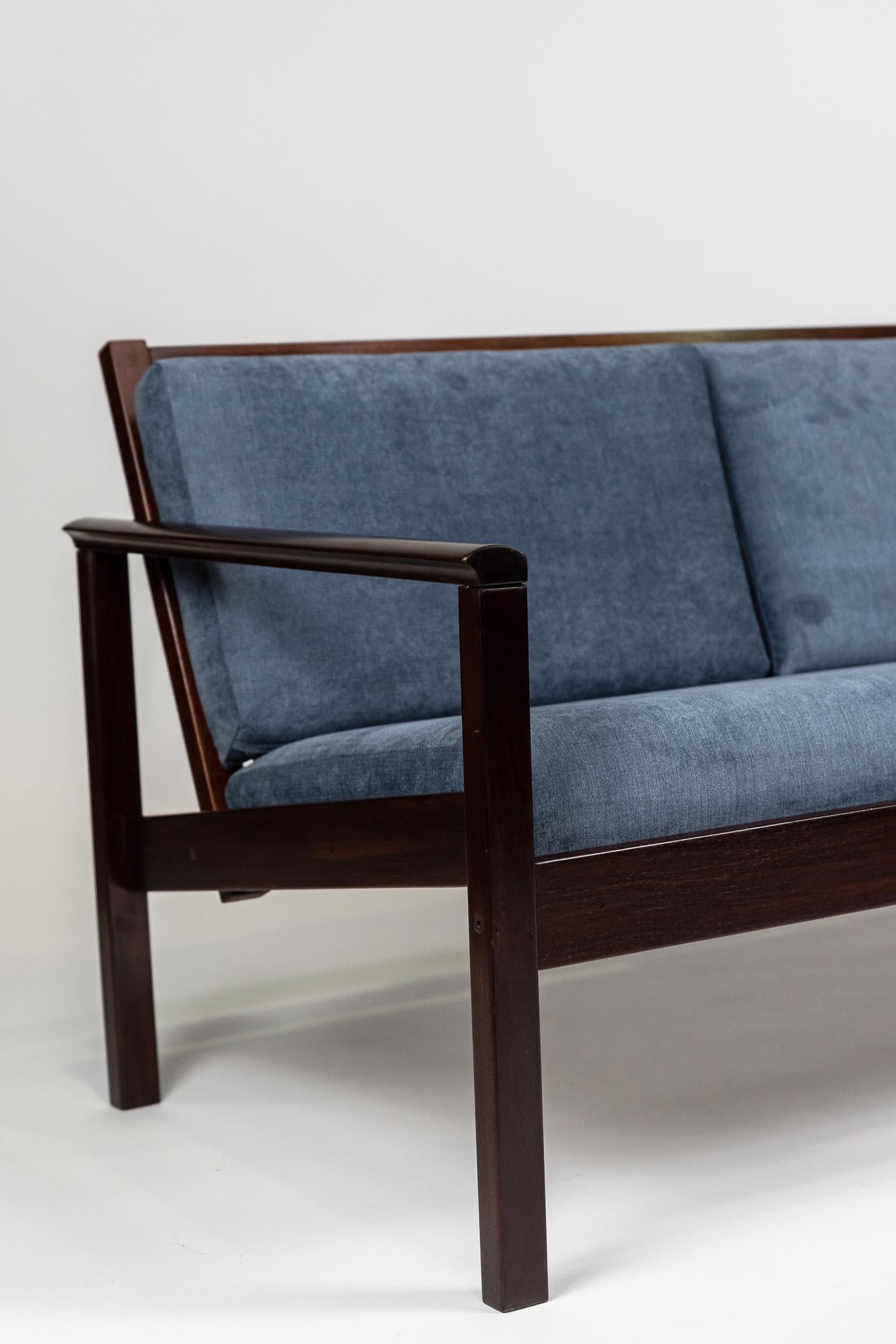 Hand-Crafted Michel Arnoult, Sofa, c. 1960, Unique Piece For Sale