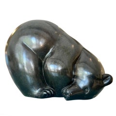 Le Dos Rond n°2, bronze, contemporary animal sculpture, 16.5 inches