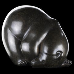 Le Dos Rond n°2, bronze, contemporary animal sculpture, 16.5 inches