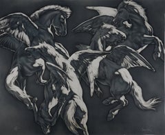 Pegasus - Lithograph Original Handsigned