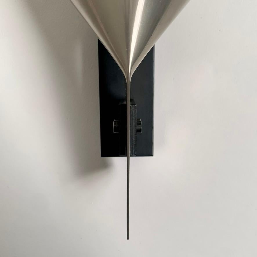 Grande applique in metallo di Michel Boyer, 1970 circa, Francia. in vendita 3