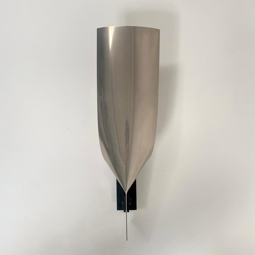 Grande applique in metallo di Michel Boyer, 1970 circa, Francia. in vendita 9