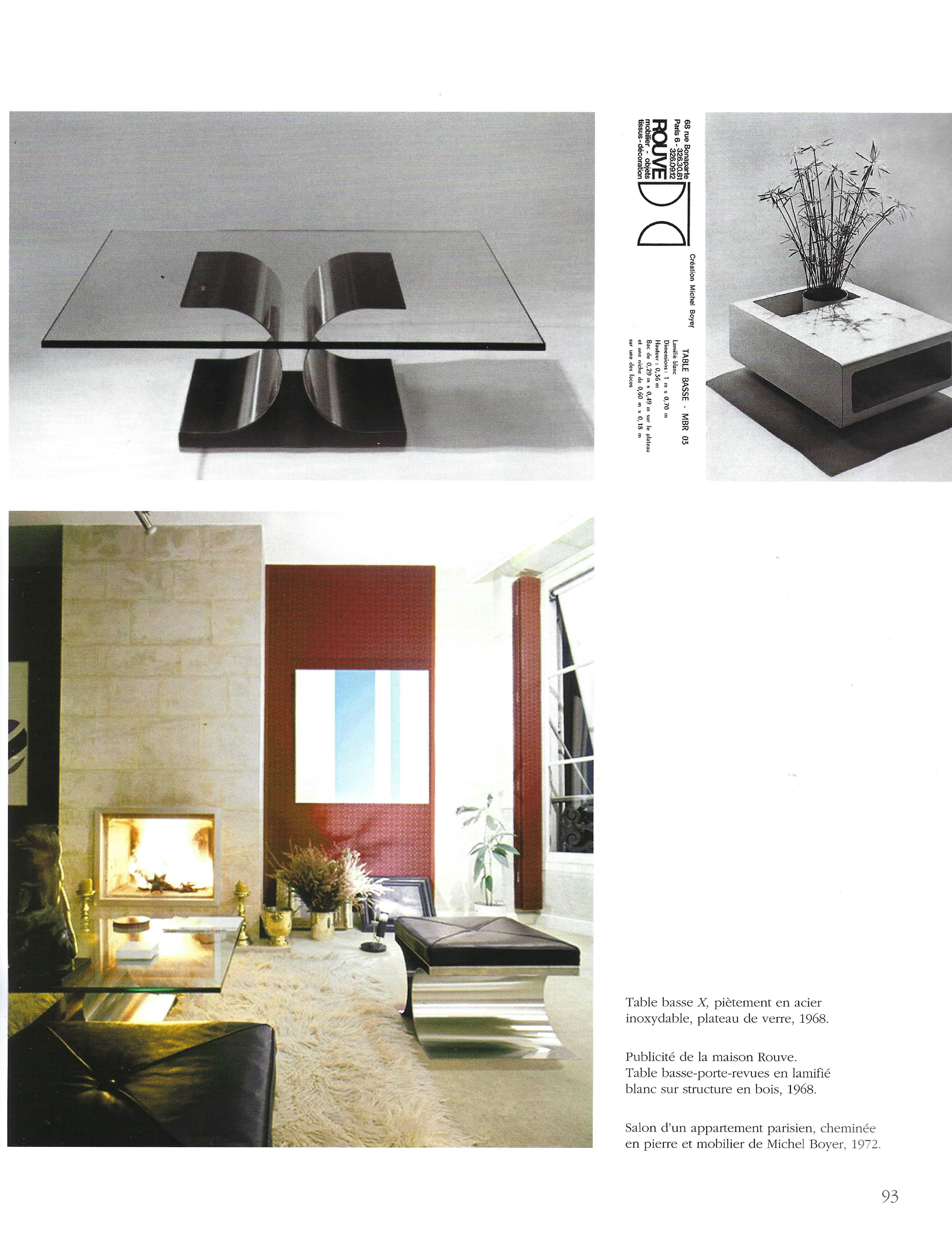 Michel Boyer for Rouve Rare Pair of 