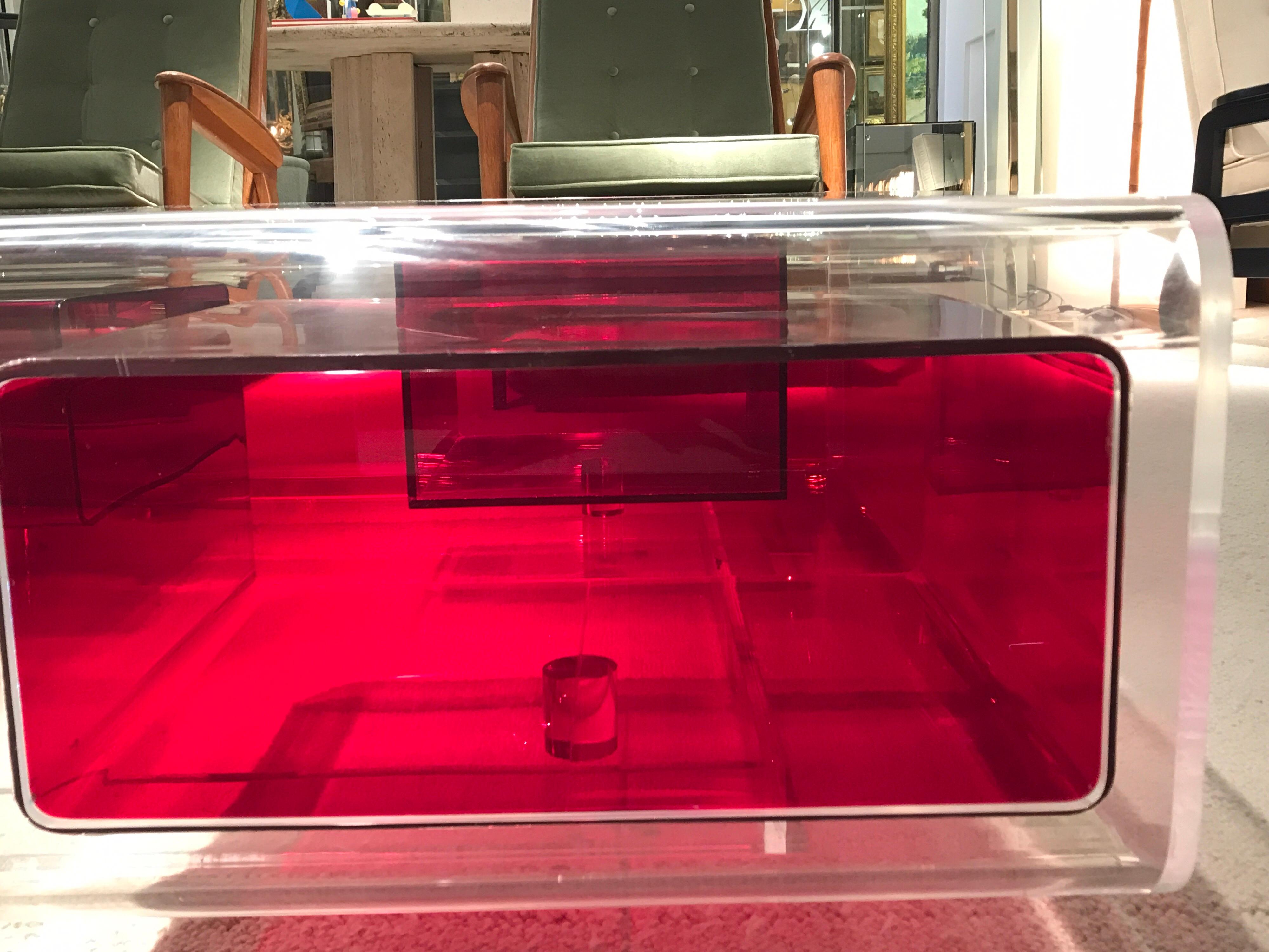 Michel Boyer Lucite Coffee Table 3