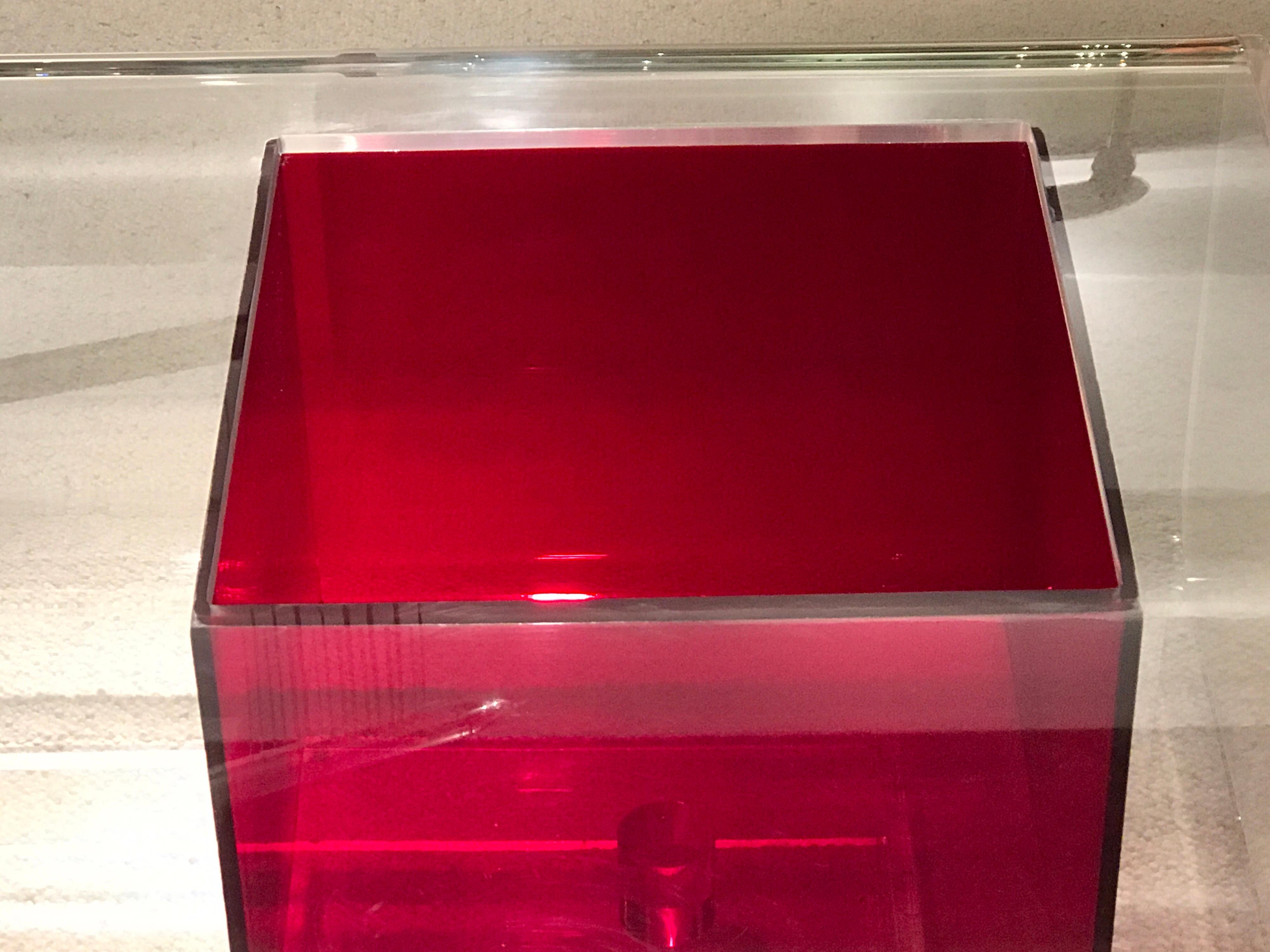 Michel Boyer Lucite Coffee Table 5