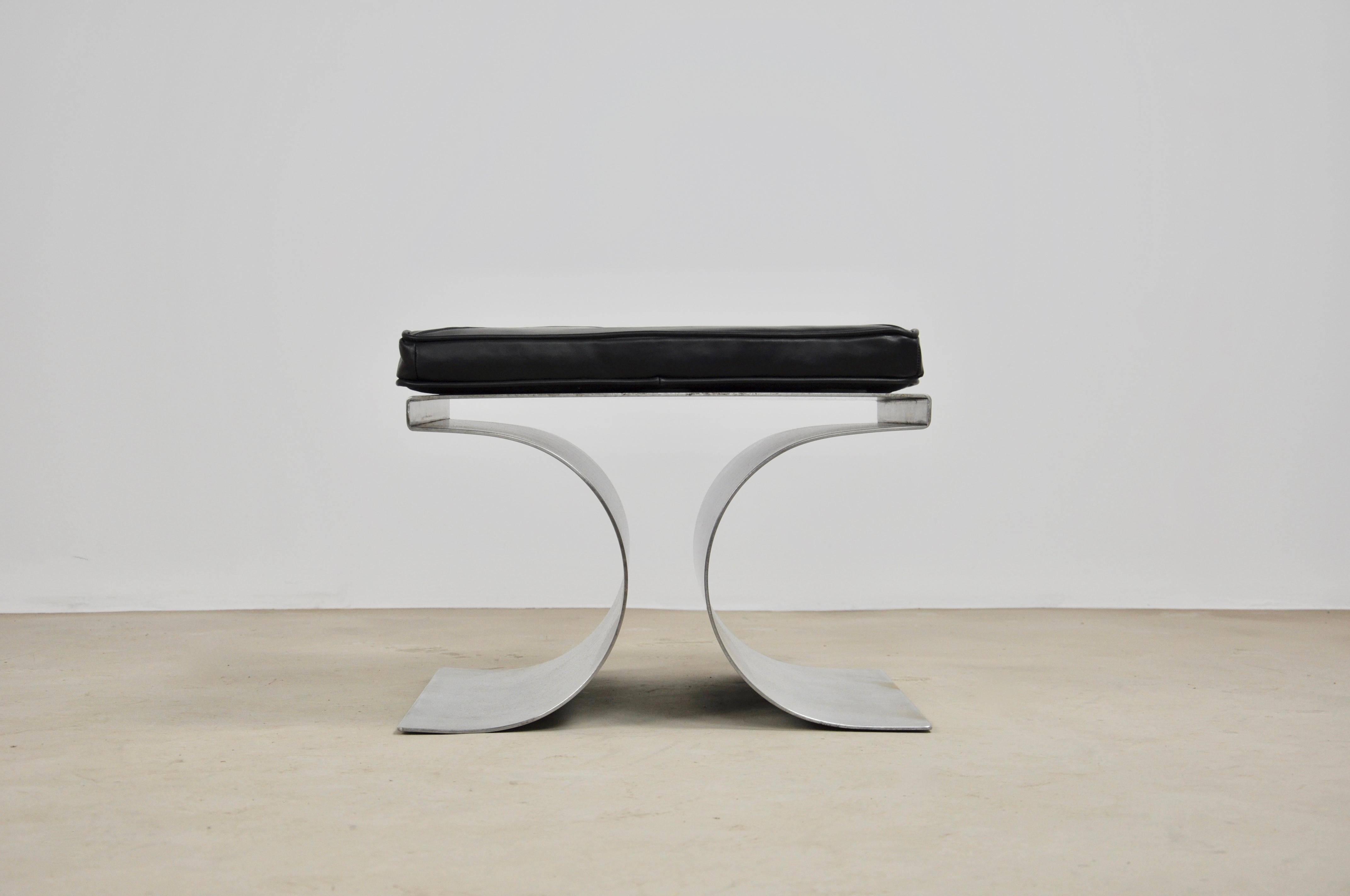 Mid-20th Century Michel Boyer Model X-Stool Produced by Rouve, France, 1968