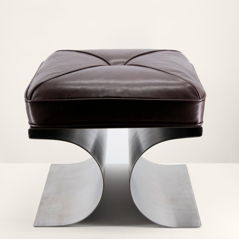 French Michel Boyer X Stool For Sale