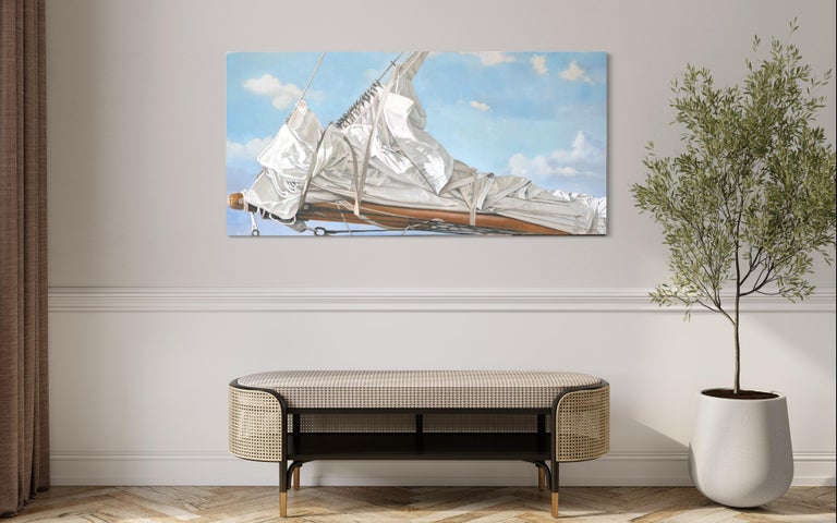 Michel Brosseau - "Bowspirit," Realistic Nautical Painting For Sale at  1stDibs