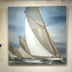 "Pasando el rato" 3 veleros y sus tripulaciones pasan por mar abierto