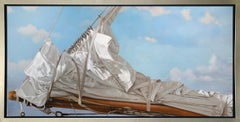 Used "Bowspirit, " Framed Limited Edition Giclee Print, 16" x 32"