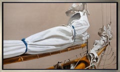"Vela de alfombra mágica", Lámina Giclée enmarcada de edición limitada, 18" x 30".