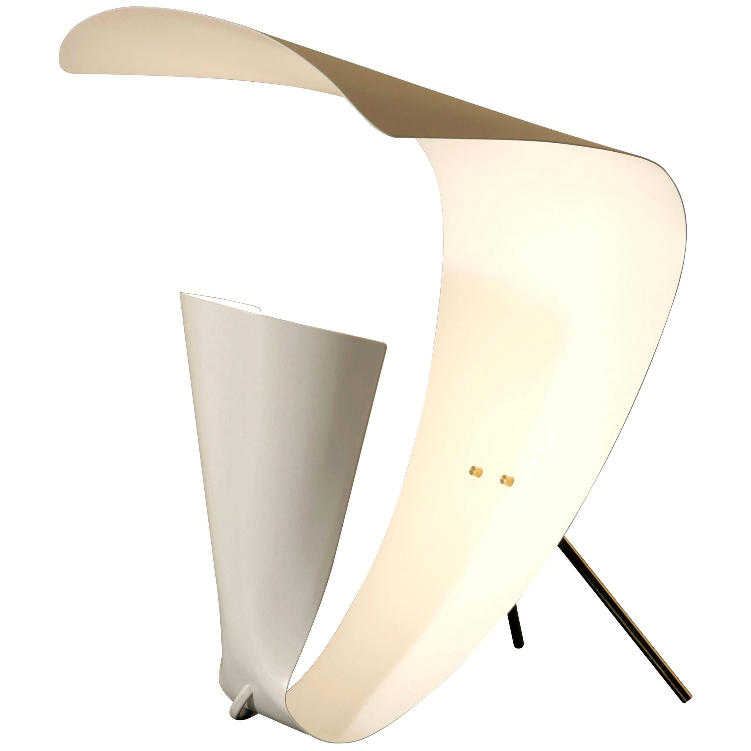 Michel Buffet 'B 201' White Table Lamp