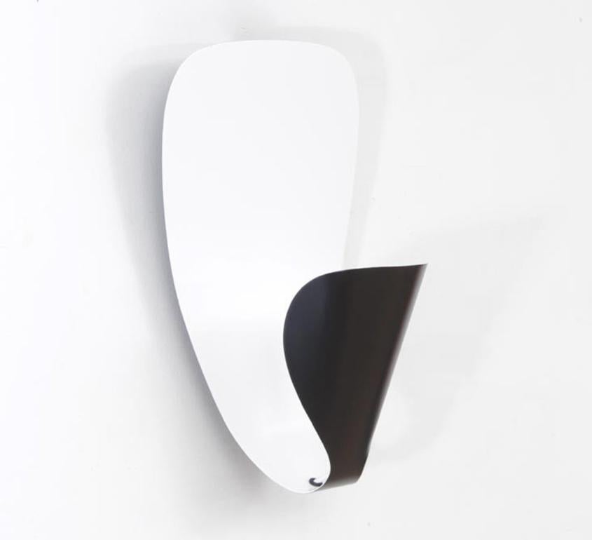 Contemporary Michel Buffet Mid-Century Modern Black B206 Wall Sconce Lamp