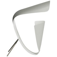 Michel Buffet Mid-Century Modern White B201 Desk Lamp