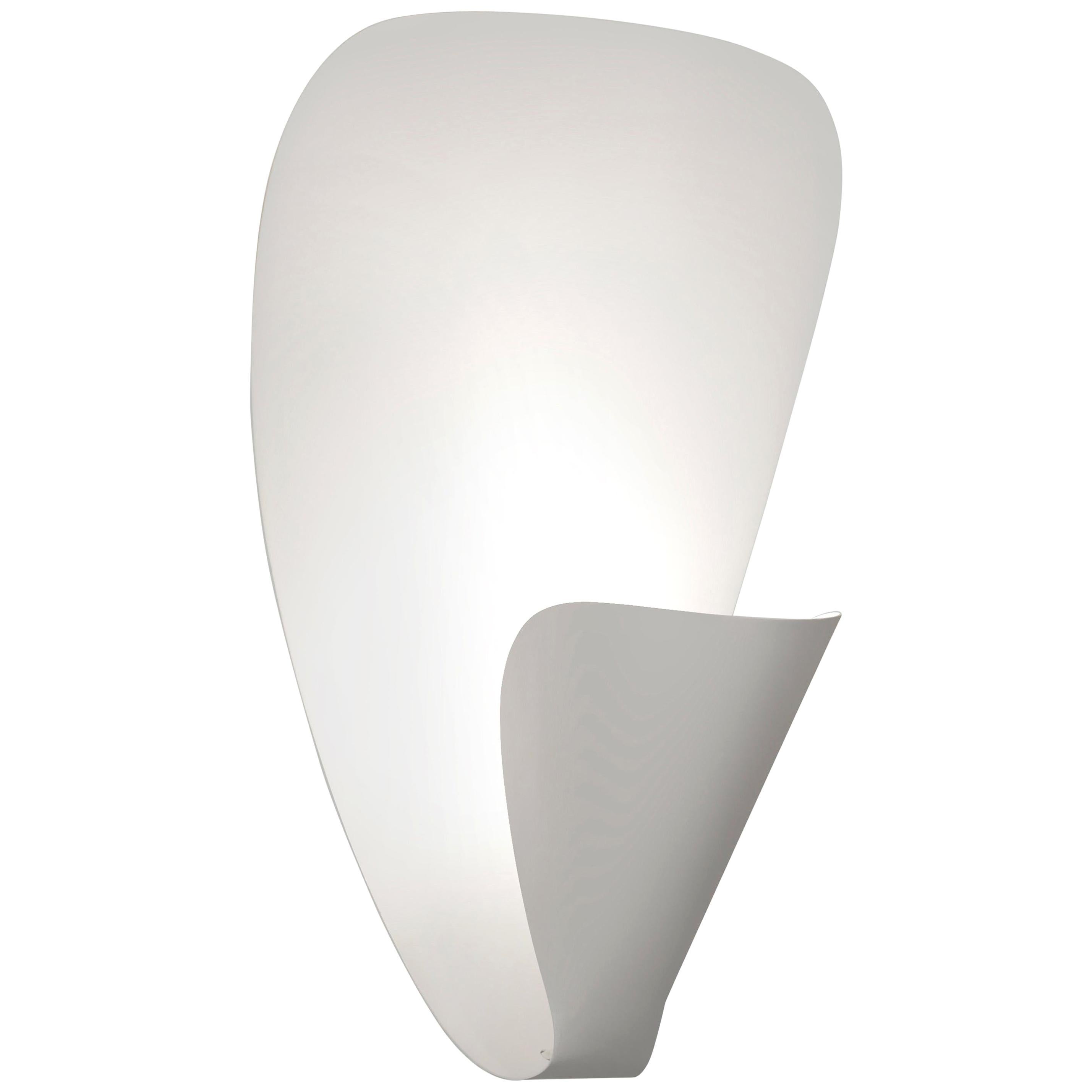 Michel Buffet Mid-Century Modern White B206 Wall Sconce Lamp