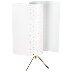 Michel Buffet Mid-Century Modern White B207 Desk Lamp re-edition