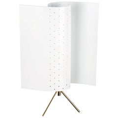 Michel Buffet Mid-Century Modern White B207 Desk Lamp Re-Edition