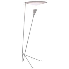 Michel Buffet Mid-Century Modern White B211 Floor Lamp