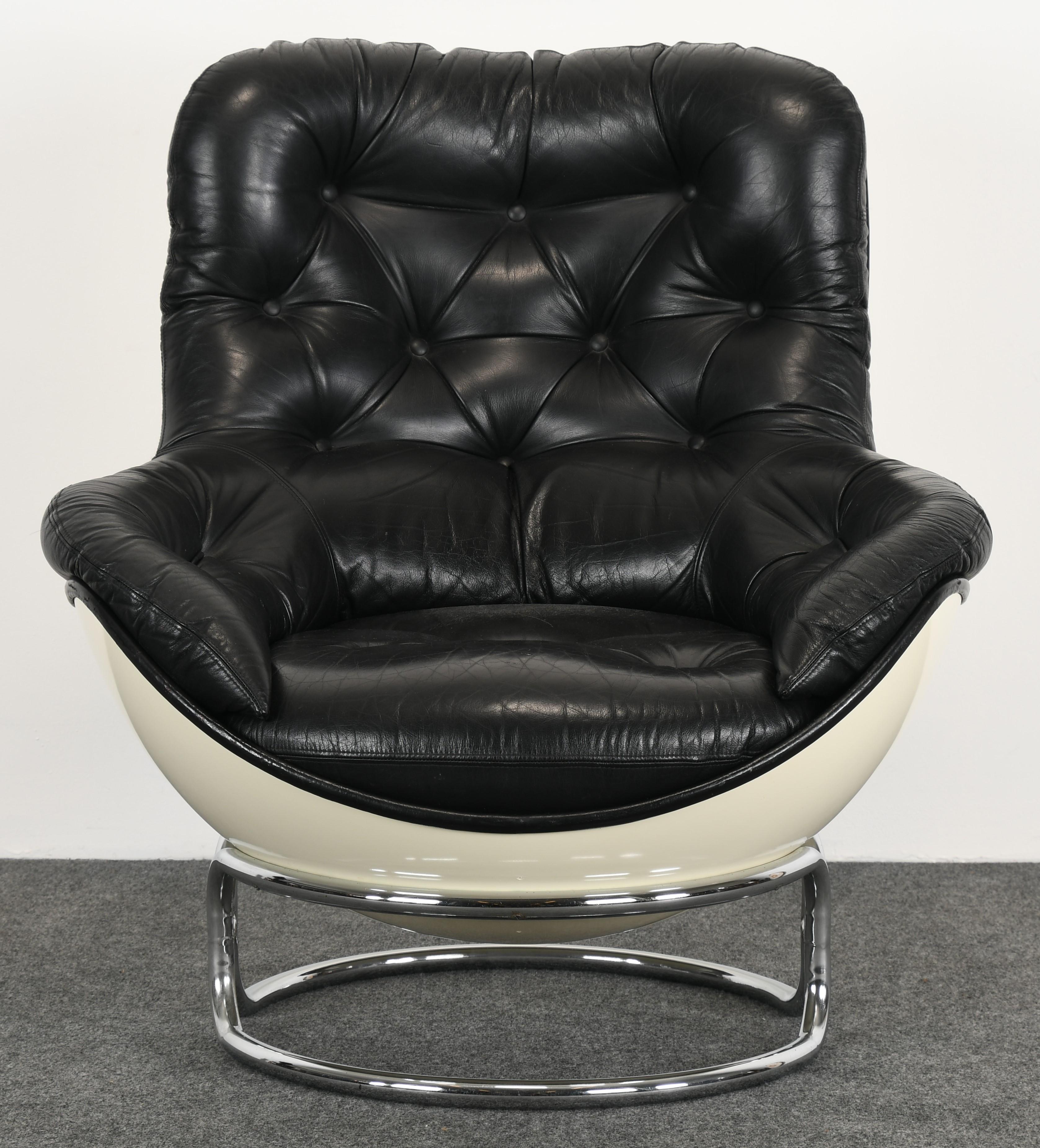 Mid-Century Modern Michel Cadestin Armchair for Airborne, 1970s