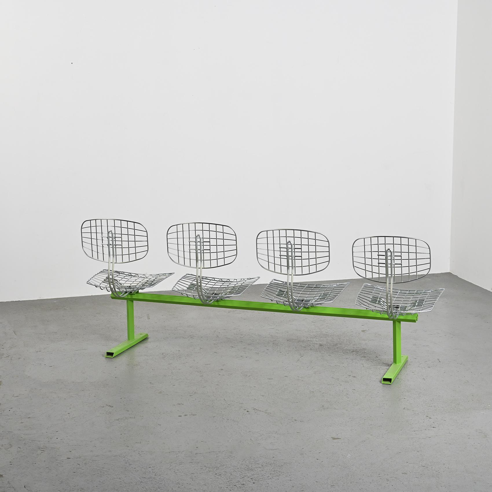 Michel Cadestin: Panchina Beaubourg con 4 posti a sedere, 1974 in vendita 3