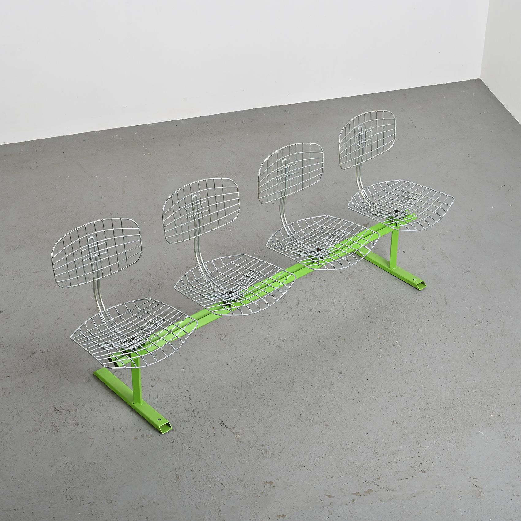 Michel Cadestin: Panchina Beaubourg con 4 posti a sedere, 1974 in vendita 5